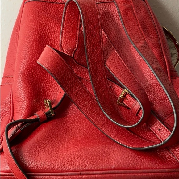 Michael Kors red backpack with studs main image 6